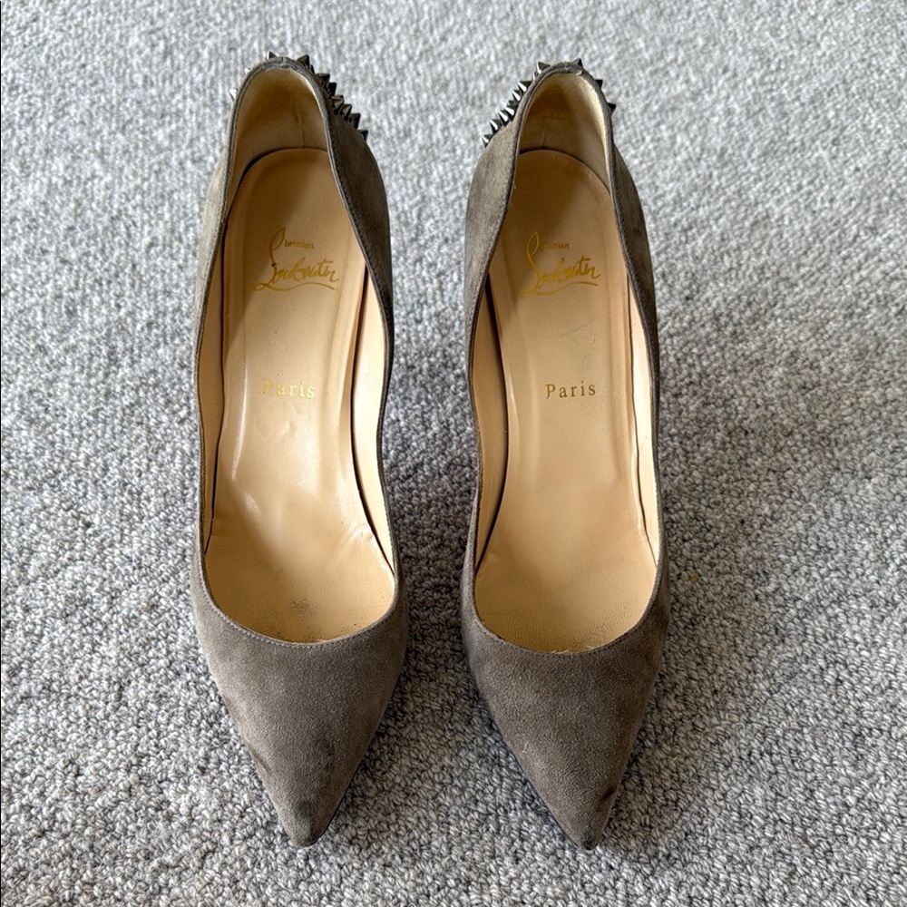 Christian Louboutin Women's Gray Pumps